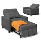 Bealife AR24 Canapé convertible, Lit Chaise 3 en 1, Transat avec fonction couchage, avec oreillers