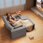 Canapé convertible Bealife AR27, fauteuil multifonction 3-en-1 inclinable avec oreiller