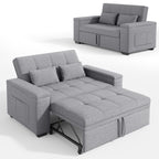 Canapé convertible Bealife AR27, fauteuil multifonction 3-en-1 inclinable avec oreiller