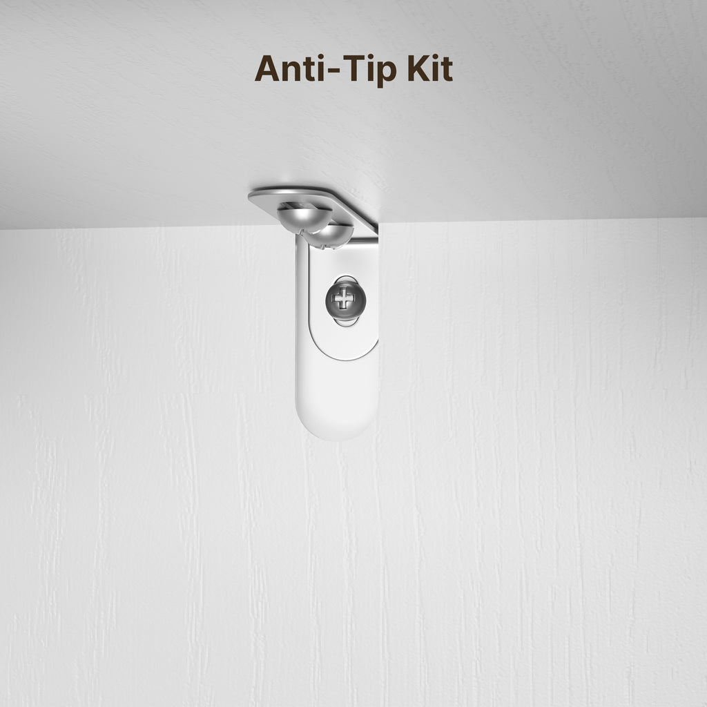 Bealife AP06 Armoire de salle de bain avec panier à linge intégré, Meuble à linge étroit avec dispositif anti-basculement - 40x37x170 cm