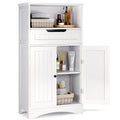 Bealife AP11 Armoire multifonctionnelle avec tiroirs, doubles portes et compartiment ouvert pour cuisine, chambre et salon