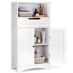 Bealife AP11 Armoire multifonctionnelle avec tiroirs, doubles portes et compartiment ouvert pour cuisine, chambre et salon