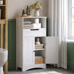 Bealife AP11 Armoire multifonctionnelle avec tiroirs, doubles portes et compartiment ouvert pour cuisine, chambre et salon