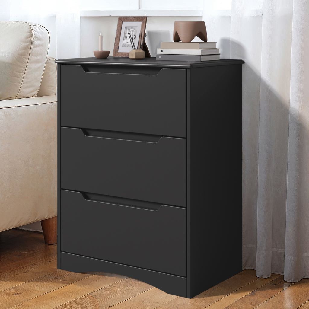 Commode Bealife AP21 à 3 tiroirs pour chambre, salle de bain et entrée