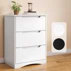 Commode Bealife AP21 à 3 tiroirs pour chambre, salle de bain et entrée