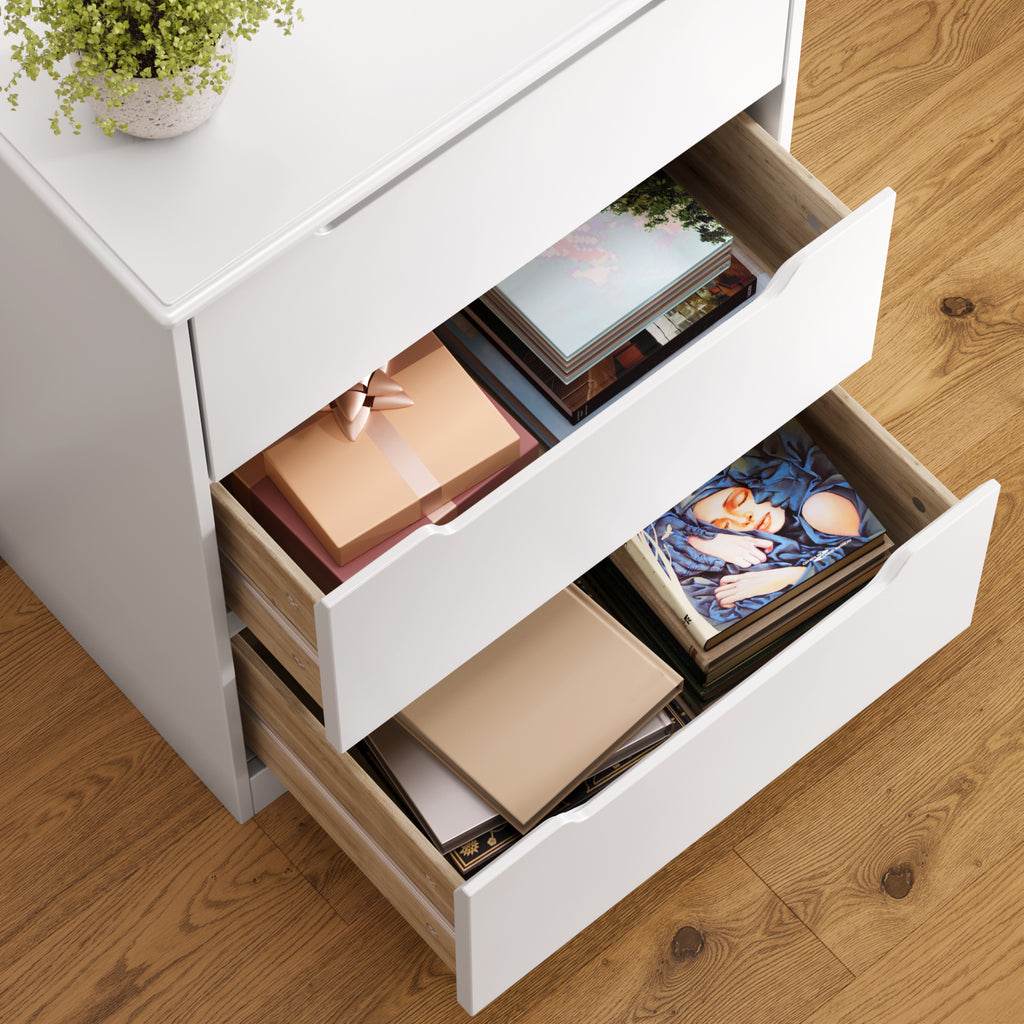 Commode Bealife AP21 à 3 tiroirs pour chambre, salle de bain et entrée