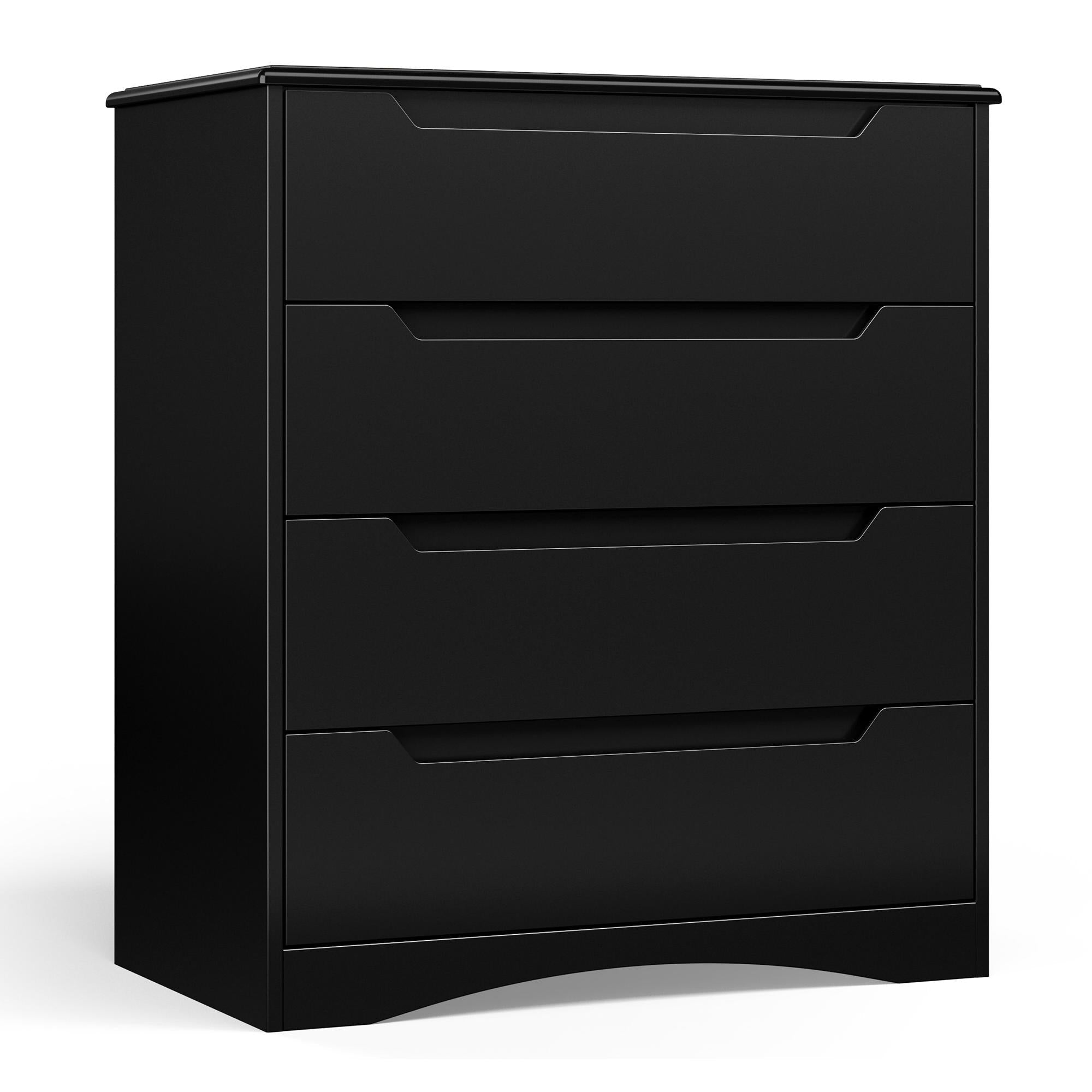 Bealife AP22 Commode avec 4 tiroirs et socle surélevé, imperméable pour chambre à coucher, salle de bain et entrée