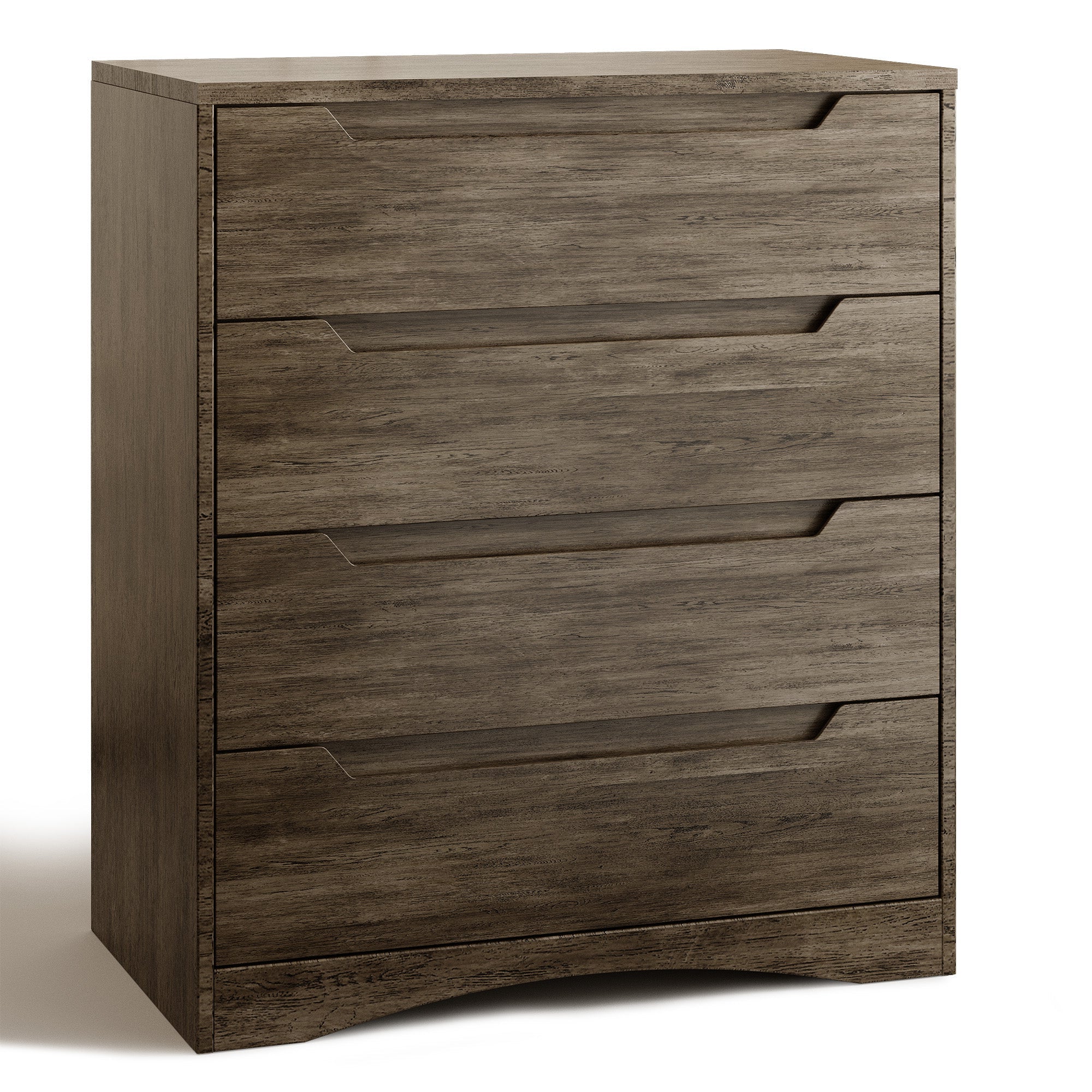 Bealife AP22 Commode avec 4 tiroirs et socle surélevé, imperméable pour chambre à coucher, salle de bain et entrée