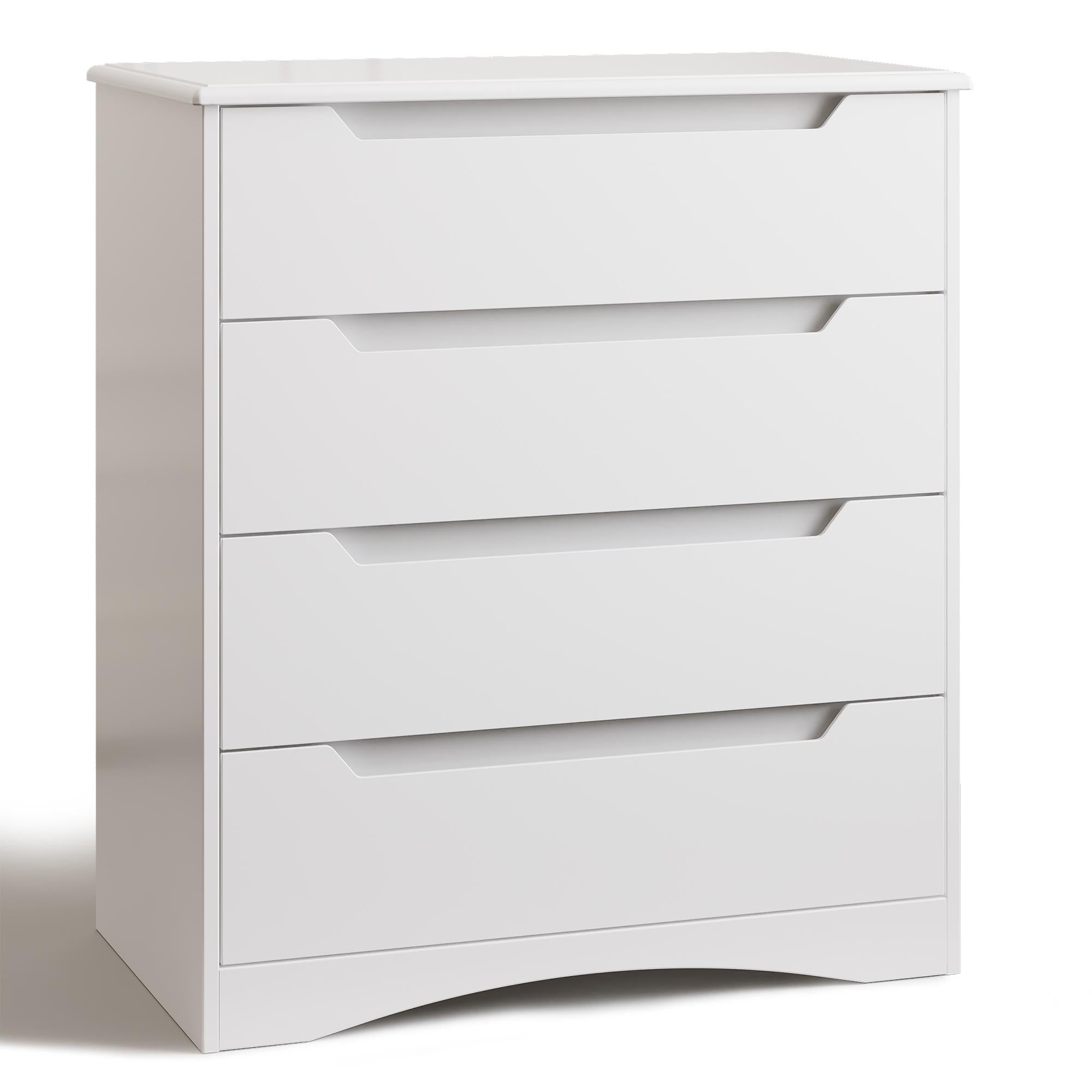 Bealife AP22 Commode avec 4 tiroirs et socle surélevé, imperméable pour chambre à coucher, salle de bain et entrée