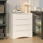 Bealife AP22 Commode avec 4 tiroirs et socle surélevé, imperméable pour chambre à coucher, salle de bain et entrée