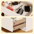 Bealife AP22 Commode avec 4 tiroirs et socle surélevé, imperméable pour chambre à coucher, salle de bain et entrée
