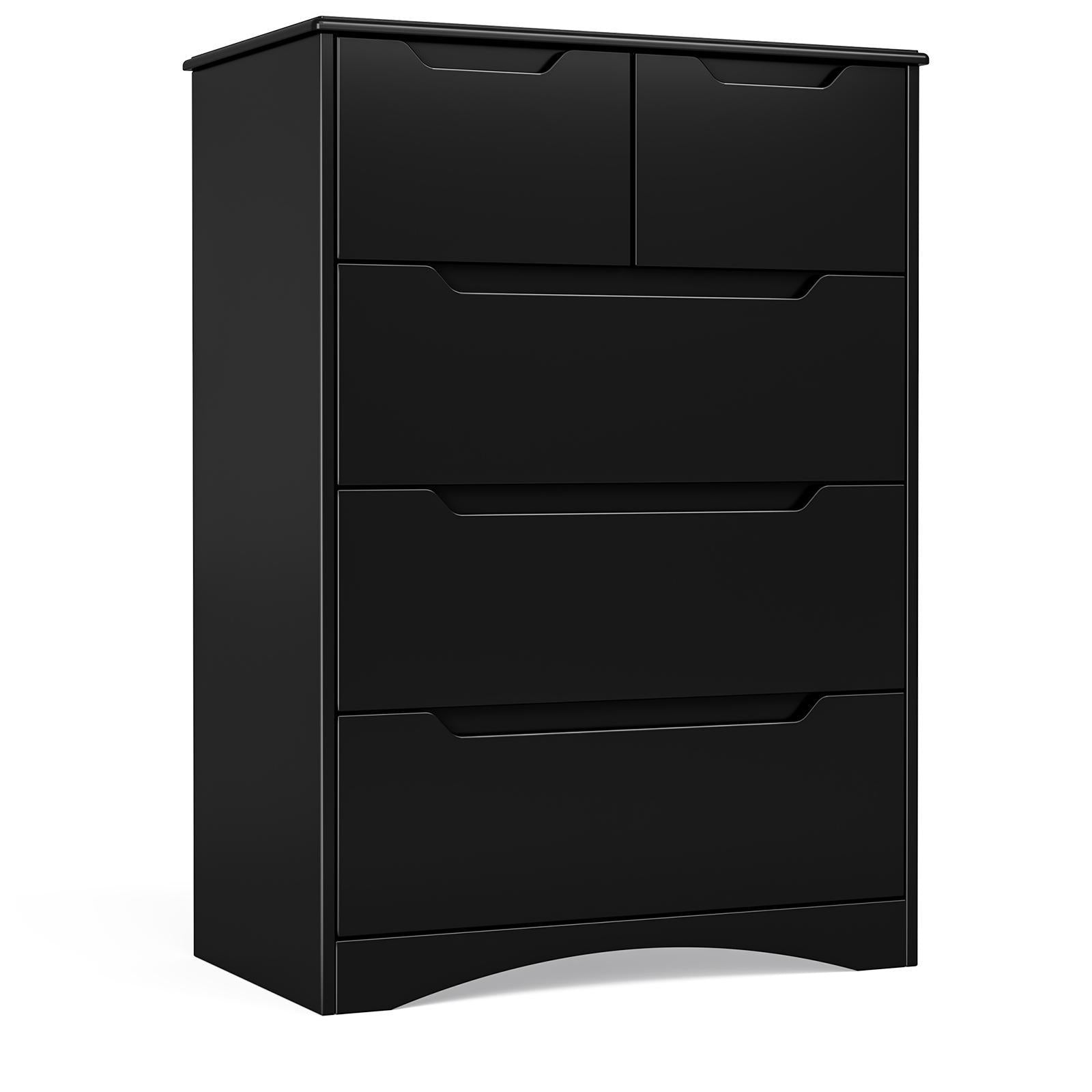 Bealife AP23 Commode avec 2 petits et 3 grands tiroirs, étanche pour chambre, salle de bain et entrée