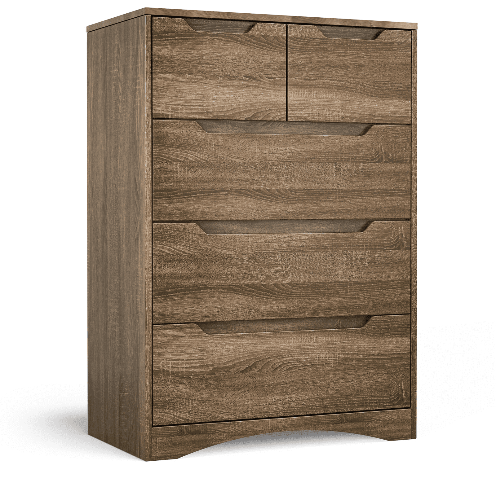 Bealife AP23 Commode avec 2 petits et 3 grands tiroirs, étanche pour chambre, salle de bain et entrée