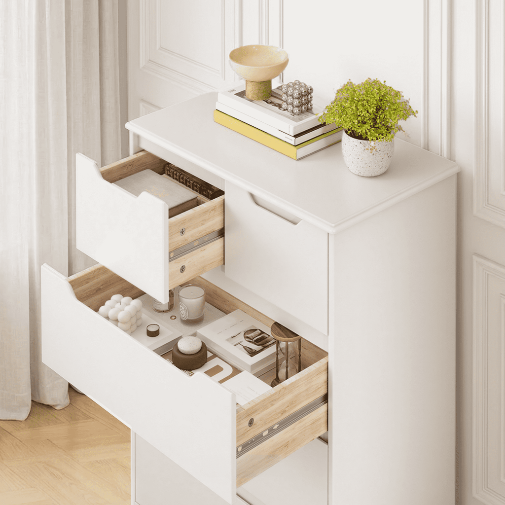 Bealife AP23 Commode avec 2 petits et 3 grands tiroirs, étanche pour chambre, salle de bain et entrée