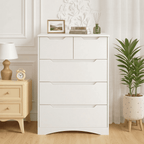 Bealife AP23 Commode avec 2 petits et 3 grands tiroirs, étanche pour chambre, salle de bain et entrée