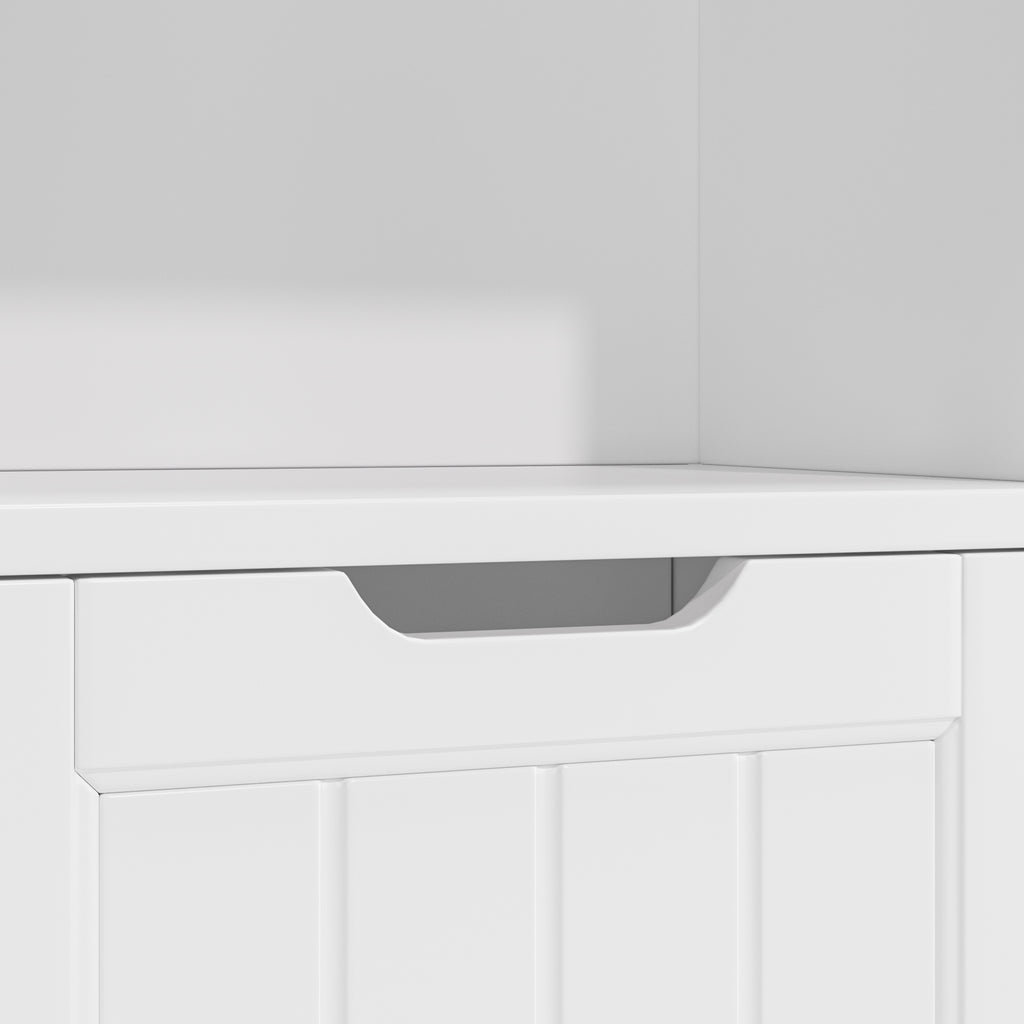 Bealife AP81 Meuble de rangement pour jouets et livres d'enfants, avec compartiments ouverts et tiroirs coulissants à roulettes