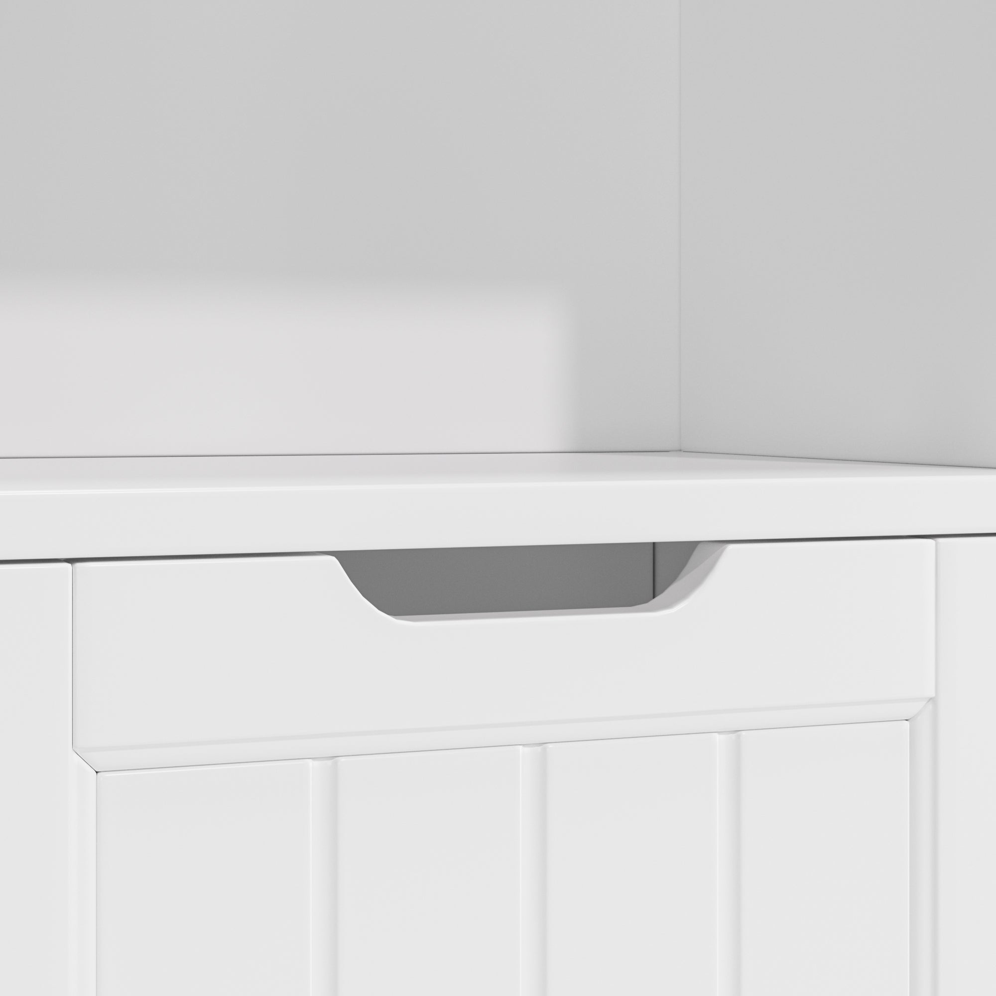 Bealife AP81 Meuble de rangement pour jouets et livres d'enfants, avec compartiments ouverts et tiroirs coulissants à roulettes
