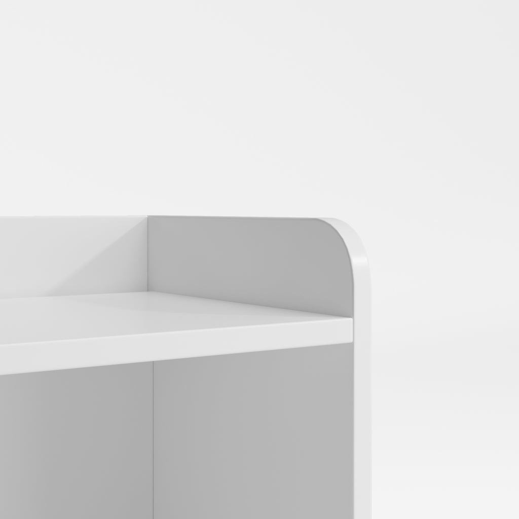 Bealife AP81 Meuble de rangement pour jouets et livres d'enfants, avec compartiments ouverts et tiroirs coulissants à roulettes