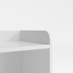 Bealife AP81 Meuble de rangement pour jouets et livres d'enfants, avec compartiments ouverts et tiroirs coulissants à roulettes