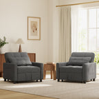 Bealife AR24 Canapé convertible, Lit Chaise 3 en 1, Transat avec fonction couchage, avec oreillers