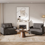 Canapé-lit extensible Bealife AR22 avec roulettes et oreillers - 191×68×44 cm, canapé convertible 3-en-1