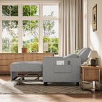 Canapé-lit extensible Bealife AR22 avec roulettes et oreillers - 191×68×44 cm, canapé convertible 3-en-1