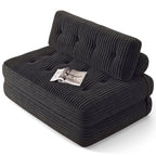 Bealife AR33 Pouf pliable 3 en 1, canapé 2 places, fauteuil et lit d'appoint – Idéal pour les petits espaces