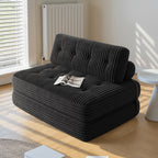 Bealife AR33 Pouf pliable 3 en 1, canapé 2 places, fauteuil et lit d'appoint – Idéal pour les petits espaces