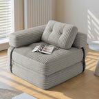 Bealife AR34 canapé pliable 3 en 1, pouf et lit d'appoint. Polyvalent, confortable et peu encombrant – parfait comme canapé-lit pliable pour les petits espaces, les salons et les chambres d'amis.