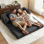 Canapé-lit Bealife AR62 avec fonction couchage 160 cm de large, canapé convertible 2 places en velours côtelé pour salon et chambre