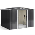 Abri de jardin en métal Bealife CC28 avec serrure – 247x193x179 cm, multifonctionnel avec grand espace intérieur, résistant aux intempéries et stable