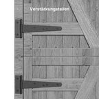 Bealife CC40 Abri de jardin étroit en bois 140×44×162 cm, verrouillable avec étagères amovibles et toit étanche pour jardin et terrasse