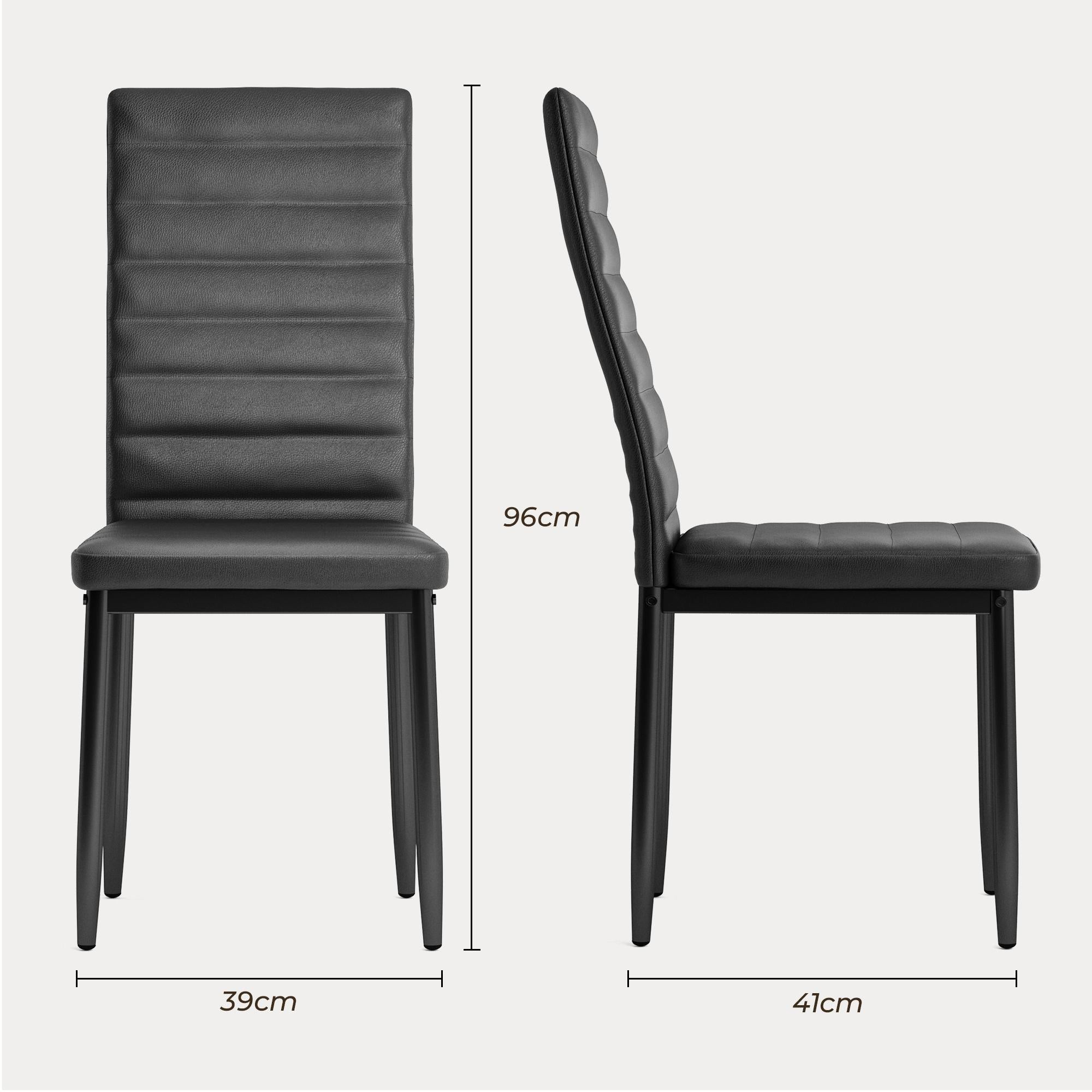 tb12 chairs set black size