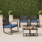 wr210 blau gartenmobel set für den Außenberei