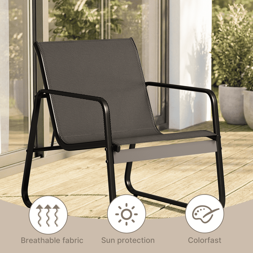 Bealife WR250 Ensembles de meubles de jardin, Salon de jardin 4 pièces, 1 table avec 1 canapé deux places et 2 fauteuils
