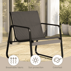 Bealife WR250 Ensembles de meubles de jardin, Salon de jardin 4 pièces, 1 table avec 1 canapé deux places et 2 fauteuils