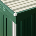 Bealife CC21 Abri de jardin métallique avec toit incliné, Abri de jardin résistant aux intempéries pour outils de jardin et accessoires d'extérieur
