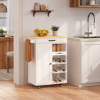 Bealife KC52 Desserte de cuisine à roulettes, Chariot de service avec rangement multifonctionnel