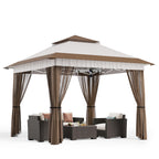 Bealife CT20 Pavillon Pop-Up Réglable en Hauteur, Imperméable & Protection UV | 3,35x3,35m
