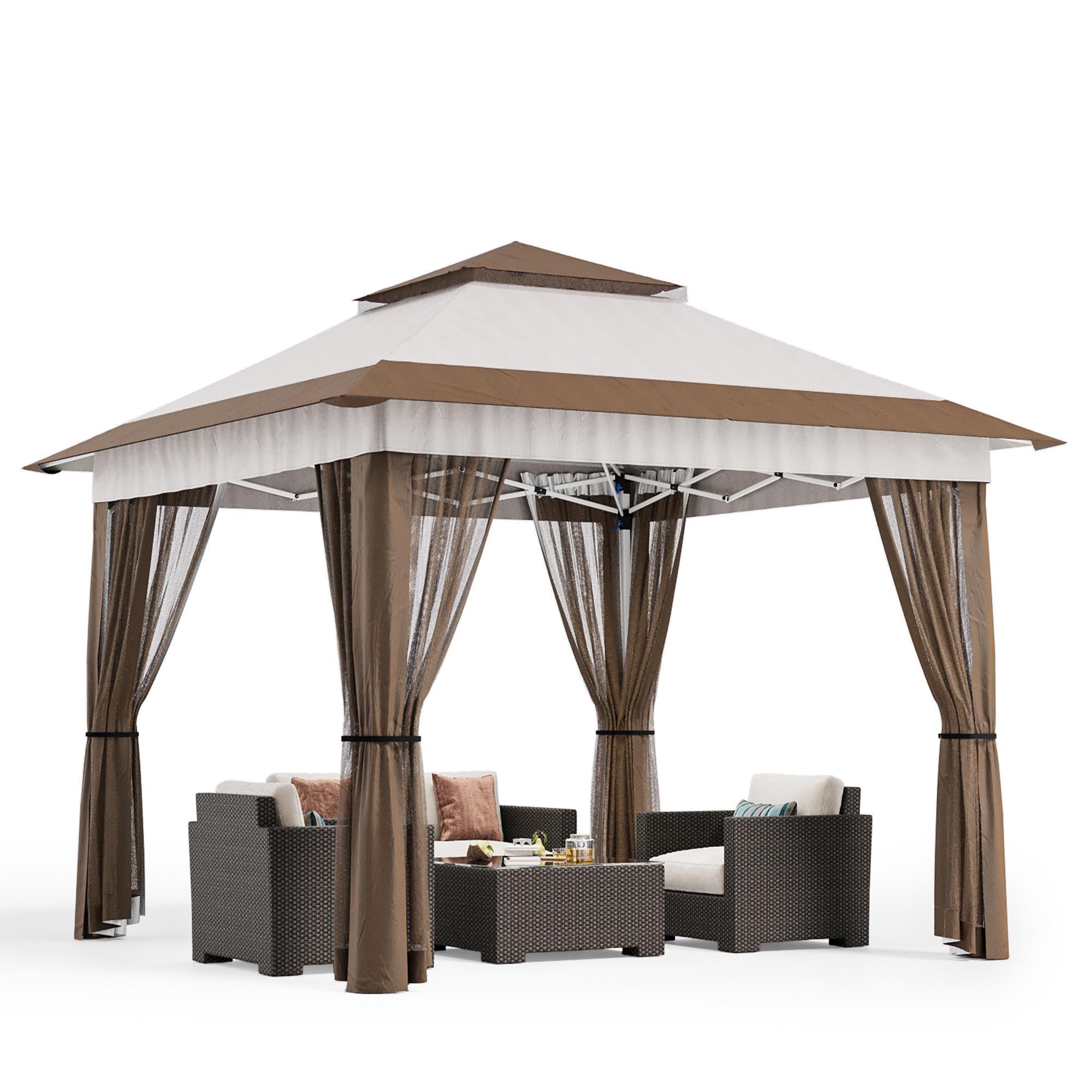 Bealife CT20 Pop-Up Gazebo Height Adjustable, Waterproof & UV Protection | 3.35x3.35m