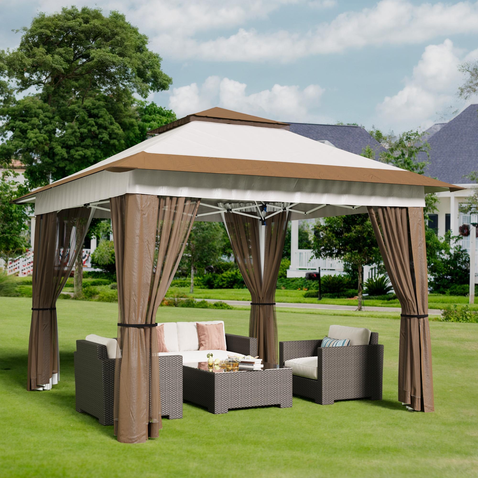 Bealife CT20 Pop-Up Gazebo Height Adjustable, Waterproof & UV Protection | 3.35x3.35m