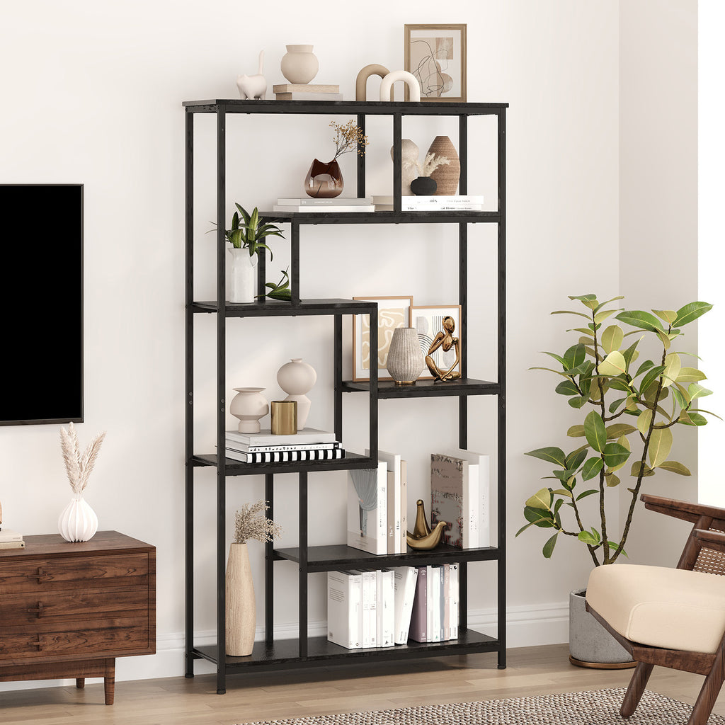 Bealife FS13 Bookshelf, 5-Tier Freestanding Open Bookcase