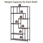 Bealife FS13 Bookshelf, 5-Tier Freestanding Open Bookcase