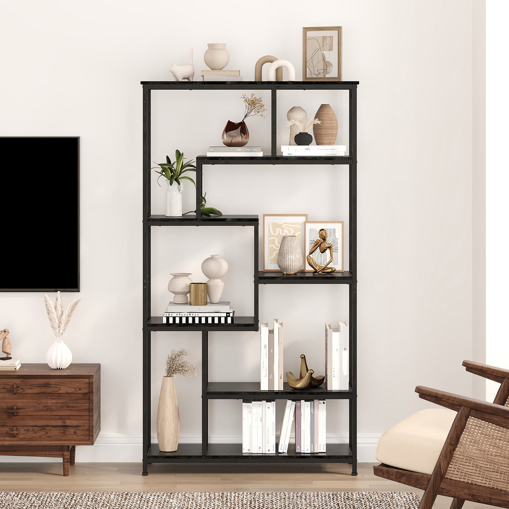Bealife FS13 Bookshelf, 5-Tier Freestanding Open Bookcase