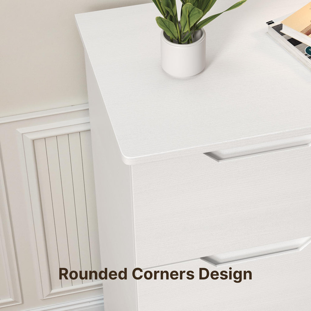 Bealife AP114 Commode à 1 porte et 3 tiroirs, anti-basculement et fermeture magnétique pour salle de bain, couloir et chambre