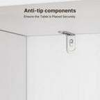 Bealife AP115 Commodes avec 2 portes et 3 tiroirs, grand espace de rangement, résistantes à l'eau et anti-basculement pour salons et salles de bains spacieux