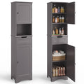 Bealife AP13 Slim Bathroom Cabinet 170 cm – Height-Adjustable Shelves and Anti-Tip Device