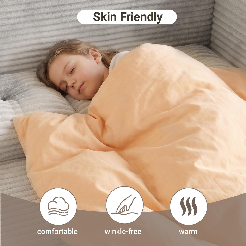 Bealife AR39 Convertible Sofa Bed with Sleeping Function, Corduroy Sofa 150cm with Backrest for Small Spaces