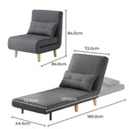 Canapé convertible Bealife AR50 avec dossier réglable