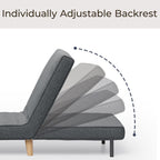 Canapé convertible Bealife AR50 avec dossier réglable